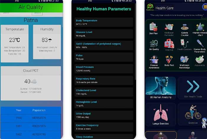 اپلیکیشن Healthcare