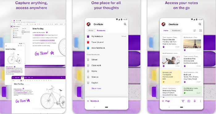 اپلیکیشن اندروید اپلیکیشن Microsoft OneNote