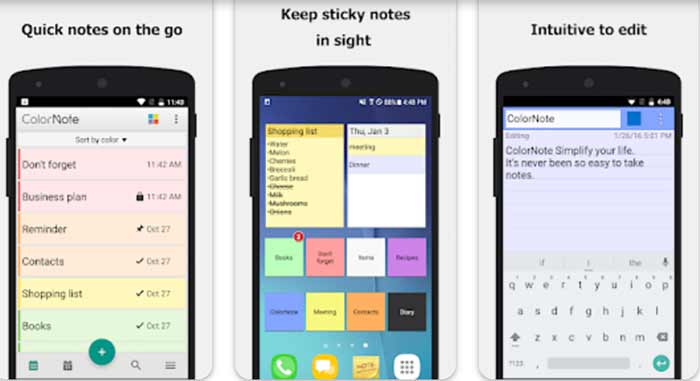 اپلیکیشن اندروید اپلیکیشن ColorNote