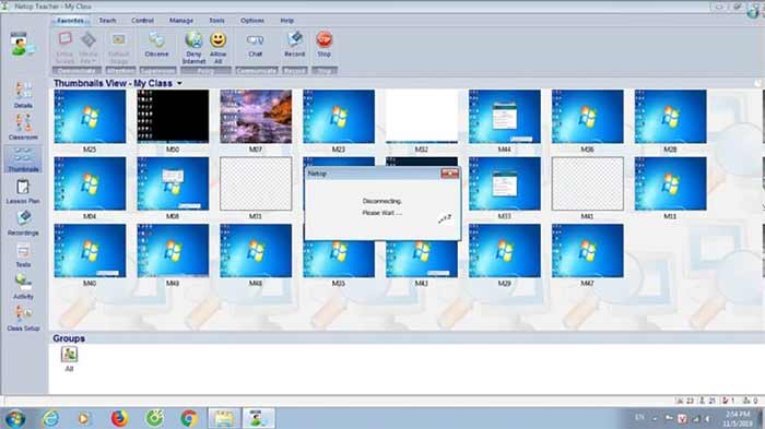 مدیریت سیستم NetOp School