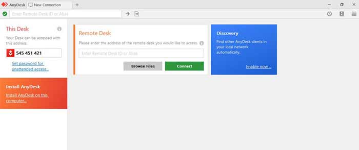 مدیریت سیستم AnyDesk Professional/Team